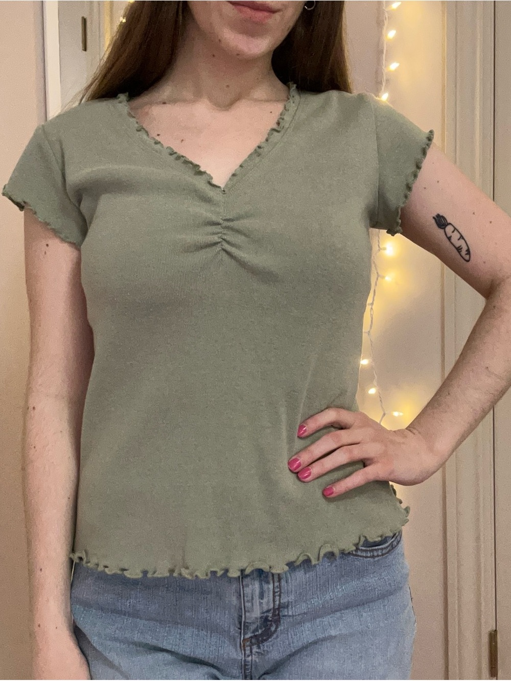 Y2K Fashion Bug Short Sleeve Top